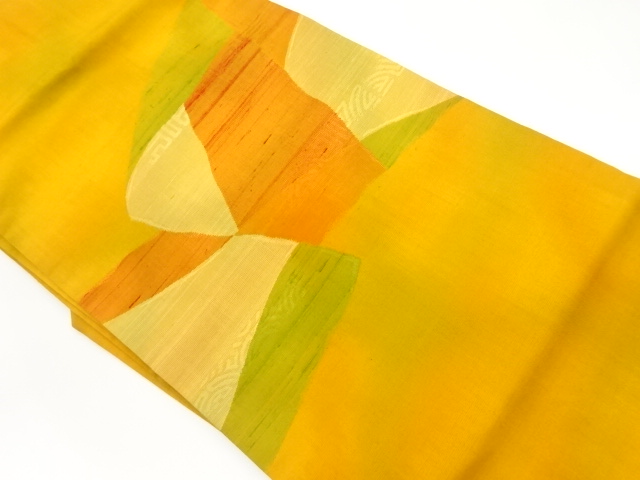 抽象模様織出し名古屋帯